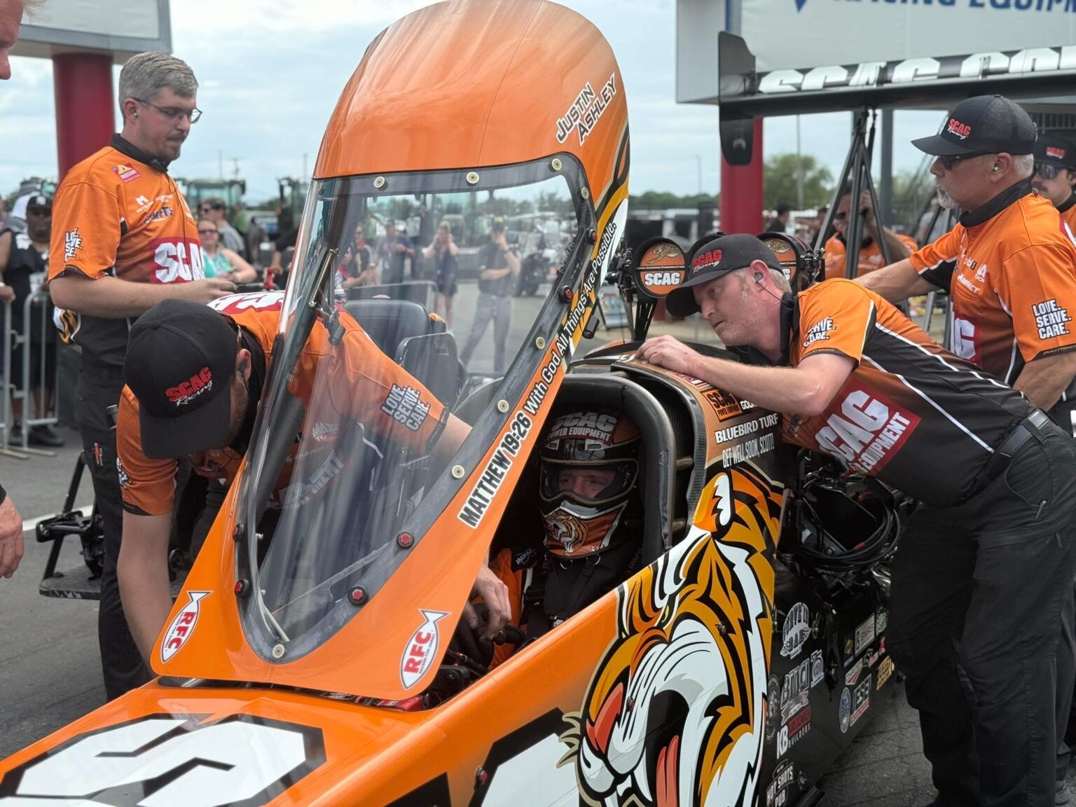 Scag Racing Bluebird SCAG RACING SECURES SECOND-ROUND FINISHES AT NHRA FOUR-WIDE NATIONALS ...