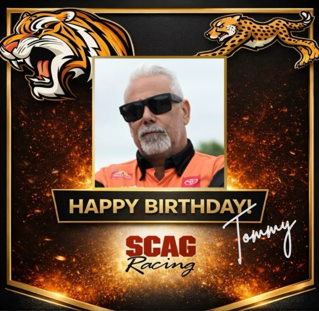 Happy Birthday to our Crew Chief, Tommy! Thank you for everything you do for the team and to help us perform at the highest level. Hope you have an amazing day!