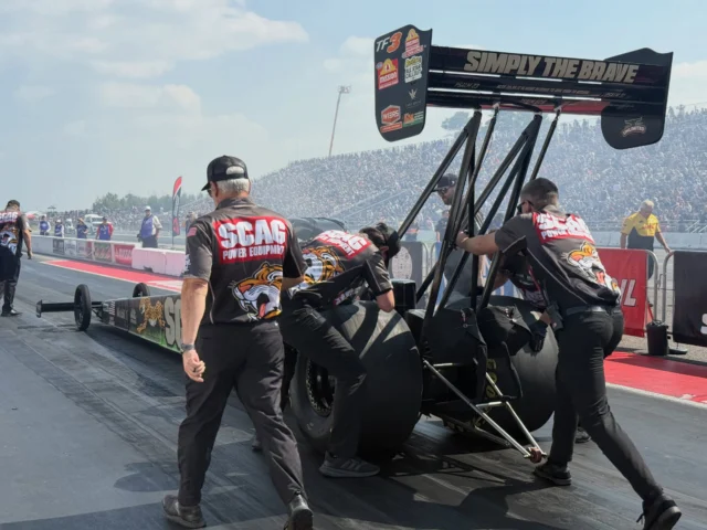 This was a nice get healthy weekend for our Scag Power Equipment team. I’m very grateful for the opportunity to represent all of the dealers, distributors, owners and users in attendance. We established consistency and gave an ourselves a window that we can work with moving forward. We’re going to test tomorrow and get ourselves ready for the big go!

📺: #NHRAonFS1 6:30P ET

@scagracing | @scagmowers | @nhra | @impactbymcs | @mactools38 | @mobil1racing | @mobil1 | @fasttz1 

#NHRA #TopFuel #DragRacing