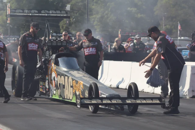 Ready when the tree drops. 😏 #BrainerdNats 

@scagracing | @scagmowers | @nhra | @impactbymcs | @mactools38 | @mobil1racing | @mobil1 | @fasttz1 

#DragRacing #NHRA #TopFuel #Dragster