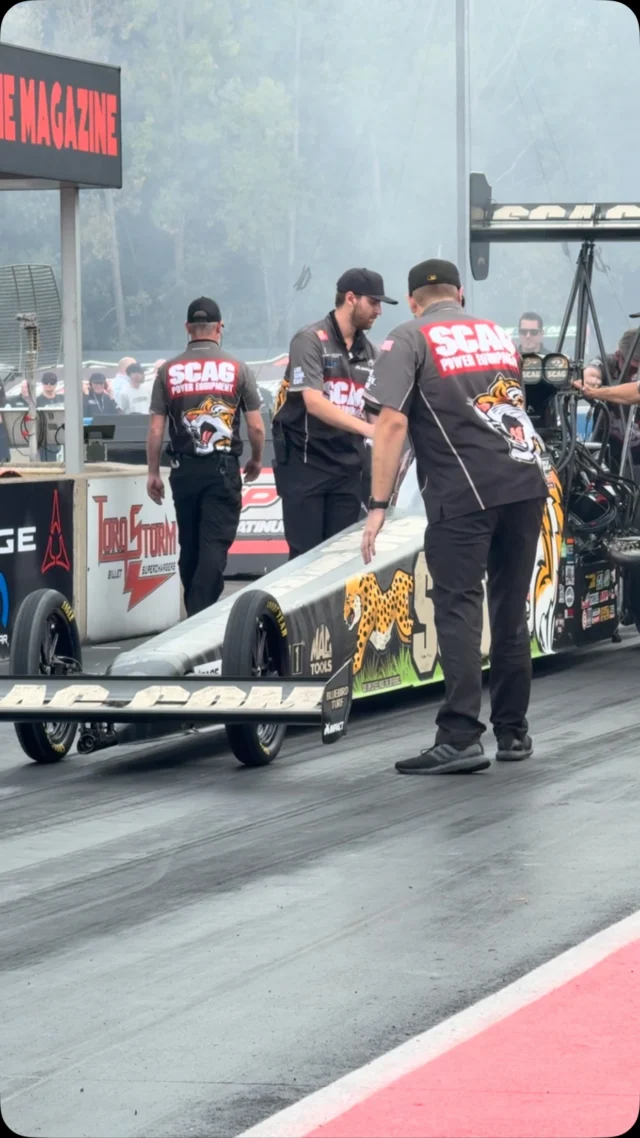 We are happy to be racing in front of a new crowd at US 131 Motorsports Park. Our Scag Power Equipment team did a great job today putting us into the top half of the field in the number 7 spot. It’s always nice to kick off the Countdown the right way. Looking forward to more opportunities with Scag Nation tomorrow. #GreatLakesNats 

@scagracing | @scagmowers | @nhra | @impactbymcs | @mactools38 | @mobil1racing | @mobil1 | @fasttz1 

#DragRacing #NHRA #TopFuel #Dragster