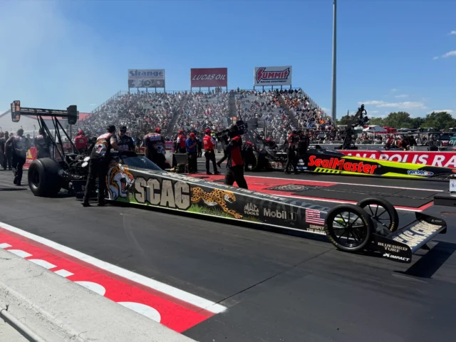 We’re moving in the right direction. That’s back to back races qualifying in the top half of the field leading into the Countdown. Today’s quarter-final finish officially puts a cap on the regular season. Now it’s go time. One round. One race. One blade of grass at a time for our Scag Power Equipment Top Fuel Dragster. Let’s go! #USNats

📺: 12P #NHRAonFS1/2P #NHRAonFOX

@scagracing | @scagmowers | @nhra | @impactbymcs | @mactools38 | @mobil1racing | @mobil1 | @fasttz1 

#DragRacing #NHRA