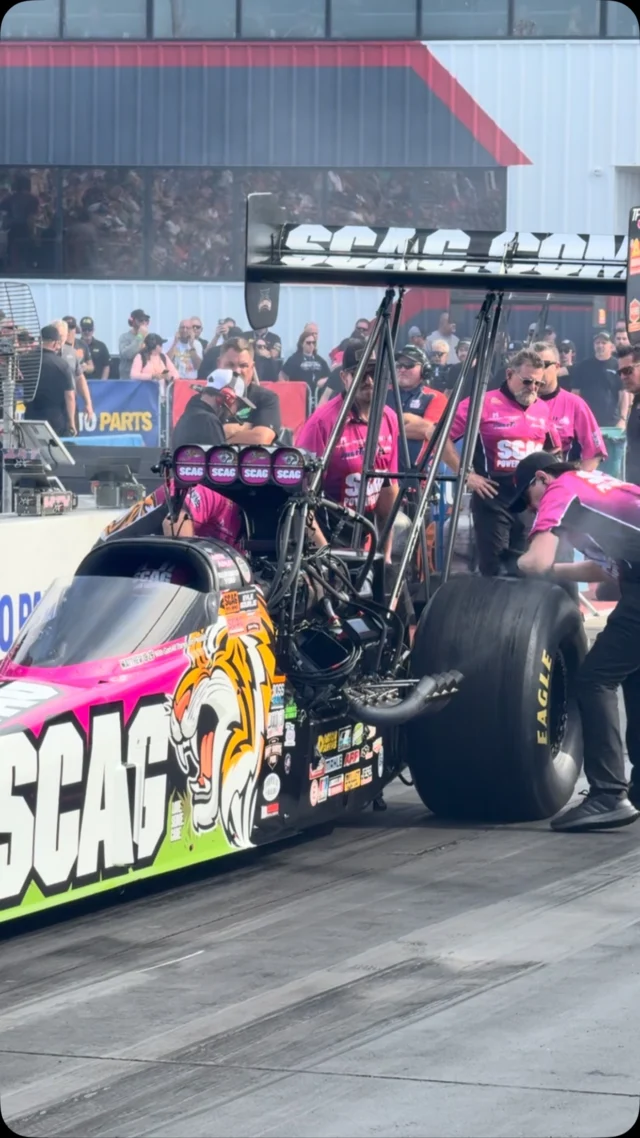 Today we learned. Tomorrow we race. We’ll open up against Billy Torrence in round 1. The conditions should be there. Thanks to all who’ve joined us on behalf of Scag Power Equipment and Bluebird Turf. Focused on putting our best foot forward for you! Qualified 12th. #MidwestNats 

@scagracing | @scagmowers | @nhra | @impactbymcs | @mactools38 | @mobil1racing | @mobil1 | @fasttz1 

#DragRacing #NHRA #TopFuel #BreastCancerAwareness